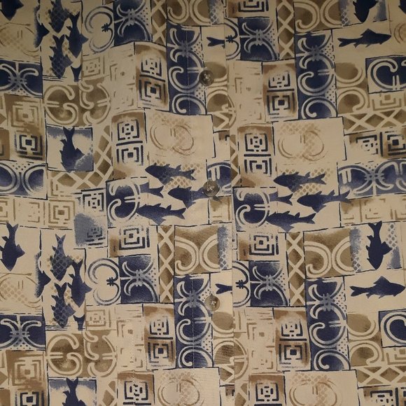 Pierre Cardin Short Sleeve Island Style Shirt - Picture 3 of 4